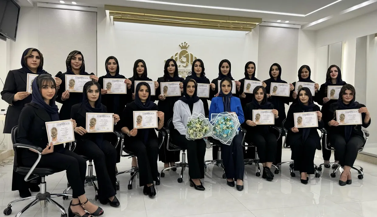 آموزش آرایشگری اصفهان با مدرک بین المللی