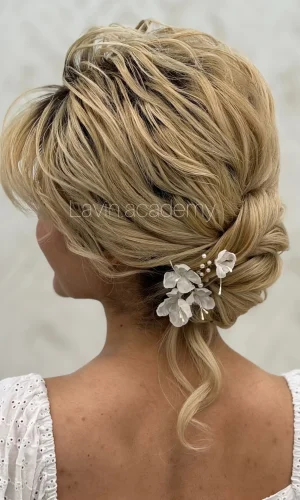 آموزش شنیون - شنیون اروپایی گردنی